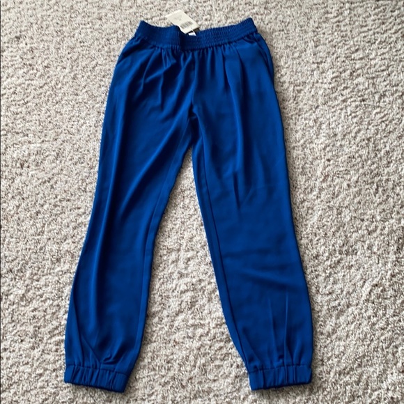 Blue Boston Proper Soft Pant Joggers cobalt blue XS - Picture 2 of 8